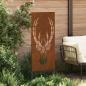 Preview: Garten dekoratives Panel Rostig 50 x 140 cm Wetterstahl