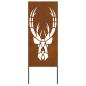 Preview: Garten dekoratives Panel Rostig 50 x 140 cm Wetterstahl