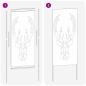 Preview: Garten dekoratives Panel Rostig 50 x 140 cm Wetterstahl