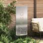 Preview: Garten dekoratives Panel Silber 50 x 140 cm Edelstahl