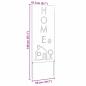 Preview: Garten dekoratives Panel Silber 50 x 140 cm
