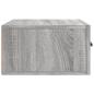 Preview: Wand-Nachttisch Grau Sonoma 35x35x20 cm