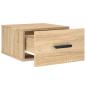 Preview: Wand-Nachttisch Sonoma-Eiche 35x35x20 cm