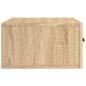 Preview: Wand-Nachttisch Sonoma-Eiche 35x35x20 cm