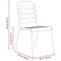 Preview: Garten Essgruppe 9 pcs Anthrazit Pulverbeschichteter Stahl