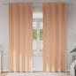 Preview: ARDEBO.de - Vorhänge mit Vorhängen 2 pcs Hellbraun 245 x 140 cm Polyester