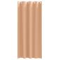 Preview: Vorhänge mit Vorhängen 2 pcs Hellbraun 245 x 140 cm Polyester