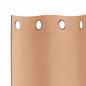 Preview: Vorhänge mit Vorhängen 2 pcs Hellbraun 245 x 140 cm Polyester