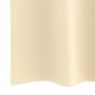 Preview: Verdunkelungs-Vorhänge mit Ringen 2 pcs Creme 225 x 140 cm