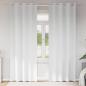 Preview: ARDEBO.de - Vorhänge mit Vorhängen 2 pcs Reinweiß 225 x 140 cm Polyester