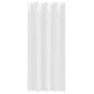 Preview: Vorhänge mit Vorhängen 2 pcs Reinweiß 260 x 140 cm Polyester