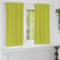 Preview: ARDEBO.de - Vorhänge mit Vorhängen 2 pcs Apfelgrün 175 x 140 cm Polyester