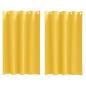 Preview: Vorhänge mit Vorhängen 2 pcs Senfgelb 175 x 140 cm Polyester