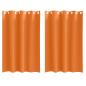 Preview: Vorhänge 2 pcs Leuchtendes Orange 175 x 140 cm Polyester