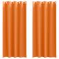 Preview: Vorhänge 2 pcs Leuchtendes Orange 245 x 140 cm Polyester