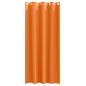 Preview: Vorhänge 2 pcs Leuchtendes Orange 245 x 140 cm Polyester