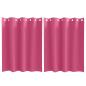 Preview: Vorhänge 2 pcs Leuchtendes Pink 140 x 140 cm Polyester