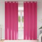 Preview: ARDEBO.de - Vorhänge 2 pcs Leuchtendes Pink 245 x 140 cm Polyester