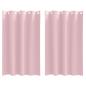 Preview: Vorhänge mit Vorhängen 2 pcs Baby Pink 175 x 140 cm Polyester
