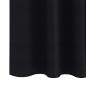 Preview: Vorhänge mit Vorhängen 2 pcs Schwarz 245 x 140 cm Polyester