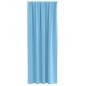 Preview: Vorhänge mit Vorhängen 2 pcs Hellblau 225 x 140 cm Polyester