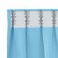 Preview: Vorhänge mit Vorhängen 2 pcs Hellblau 225 x 140 cm Polyester