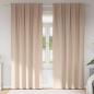 Preview: ARDEBO.de - Vorhänge mit Vorhängen 2 pcs Taupe 245 x 140 cm Polyester