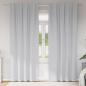 Preview: ARDEBO.de - Vorhänge mit Vorhängen 2 pcs Hellgrau 245 x 140 cm Polyester