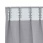 Preview: Vorhänge mit Vorhängen 2 pcs Metallgrau 245 x 140 cm Polyester
