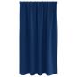 Preview: Vorhänge mit Vorhängen 2 pcs Dunkelblau 140 x 140 cm Polyester