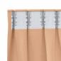Preview: Vorhänge mit Vorhängen 2 pcs Hellbraun 260 x 140 cm Polyester