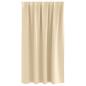Preview: Vorhänge mit Vorhängen 2 pcs Creme 140 x 140 cm Polyester