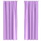 Preview: Vorhänge mit Vorhängen 2 pcs Lila 225 x 140 cm Polyester