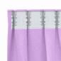 Preview: Vorhänge mit Vorhängen 2 pcs Lila 245 x 140 cm Polyester