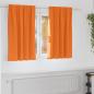 Preview: ARDEBO.de - Vorhänge 2 pcs Leuchtendes Orange 140 x 140 cm Polyester