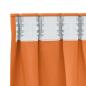 Preview: Vorhänge 2 pcs Leuchtendes Orange 245 x 140 cm Polyester
