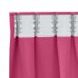 Preview: Verdunkelungs-Vorhänge mit Ringen 2 pcs Helles Pink
