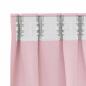 Preview: Vorhänge mit Vorhängen 2 pcs Baby Pink 245 x 140 cm Polyester