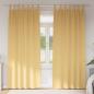 Preview: ARDEBO.de - Vorhänge mit Vorhängen 2 pcs Beige 245 x 140 cm Polyester