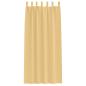 Preview: Vorhänge mit Vorhängen 2 pcs Beige 245 x 140 cm Polyester