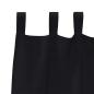 Preview: Vorhänge mit Vorhängen 2 pcs Schwarz 245 x 140 cm Polyester