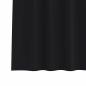 Preview: Vorhänge mit Vorhängen 2 pcs Schwarz 245 x 140 cm Polyester