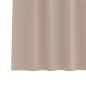 Preview: Verdunkelungs-Vorhänge mit Ringen 2 Stk. Taupe 245 x 140 cm