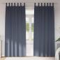 Preview: ARDEBO.de - Vorhänge mit Vorhängen 2 pcs Anthrazit 260 x 140 cm Polyester