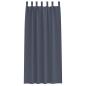 Preview: Vorhänge mit Vorhängen 2 pcs Anthrazit 260 x 140 cm Polyester