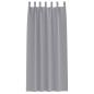 Preview: Vorhänge mit Vorhängen 2 pcs Hellgrau 245 x 140 cm Polyester