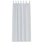 Preview: Vorhänge mit Vorhängen 2 pcs Hellgrau 245 x 140 cm Polyester