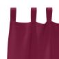 Preview: Verdunkelungs-Vorhänge mit Ringen 2 pcs Weinrot 260 x 140 cm