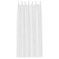 Preview: Vorhänge mit Vorhängen 2 pcs Reinweiß 260 x 140 cm Polyester