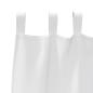 Preview: Vorhänge mit Vorhängen 2 pcs Reinweiß 260 x 140 cm Polyester